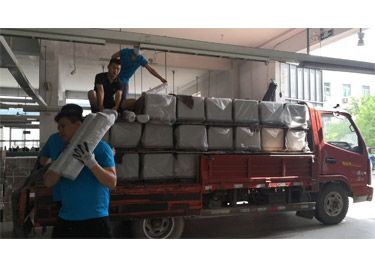 100 Sets Medical Air Compressor Material Arrive Factory Site